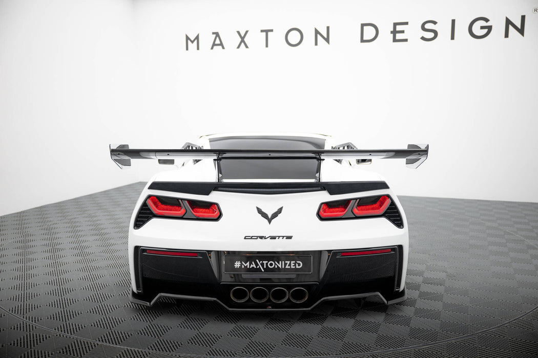 Maxton Design Carbon Spoiler With Upper Swan Mounting Chevrolet Corvette Stingray / Grand Sport C7