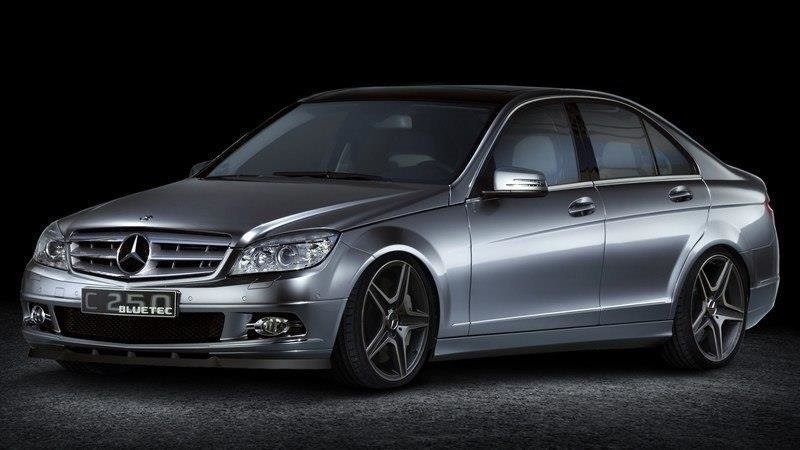 Maxton Design FRONTDIFFUSOR MERCEDES C-KLASSE W204 VORFACELIFT