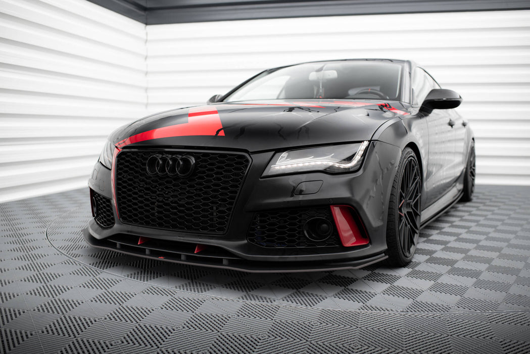 Maxton Design Street Pro Splitter Audi A7 RS7 Look C7