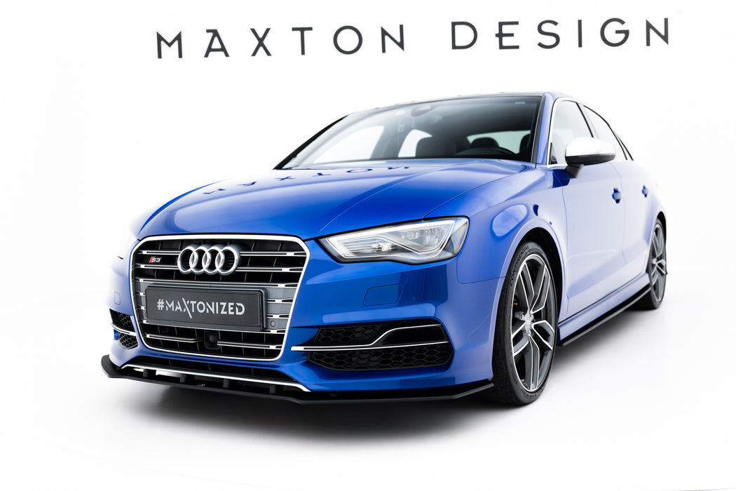 Maxton Design Street Pro Splitter Audi S3 / A3 S-Line Sedan 8V