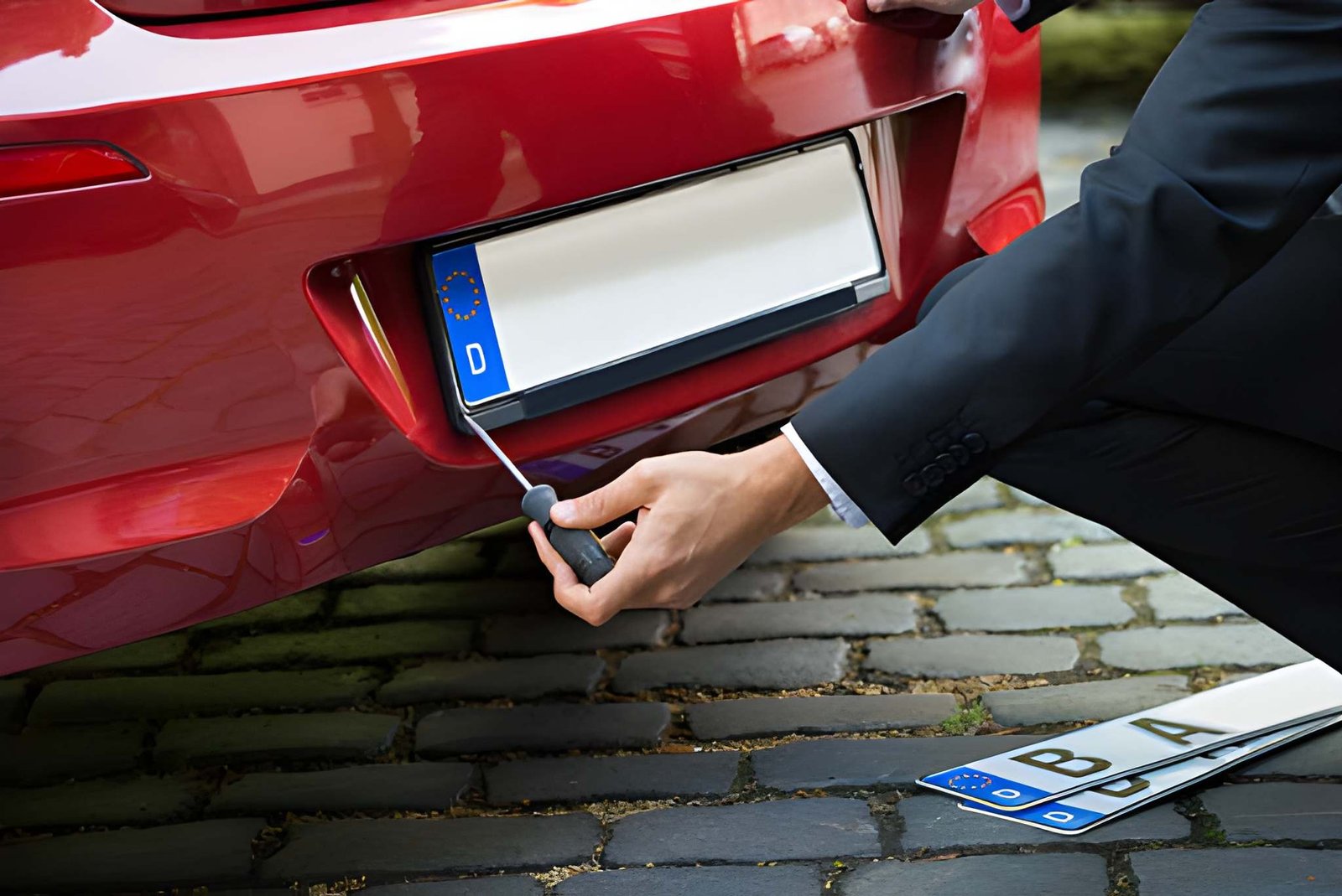 License plate holder