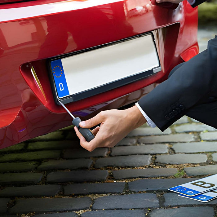 License plate holder