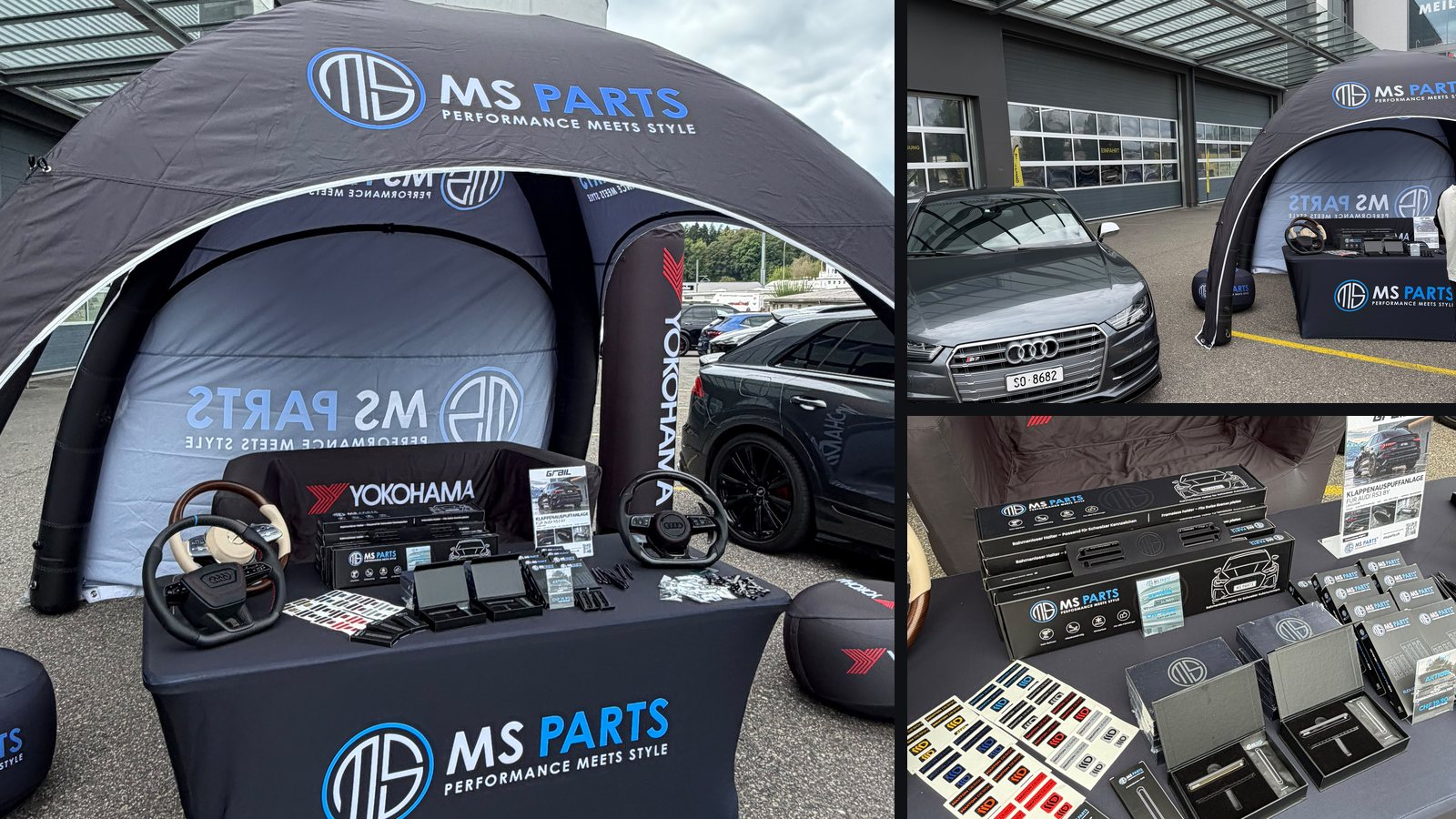 MS Parts Stand am Audi Club Switzerland