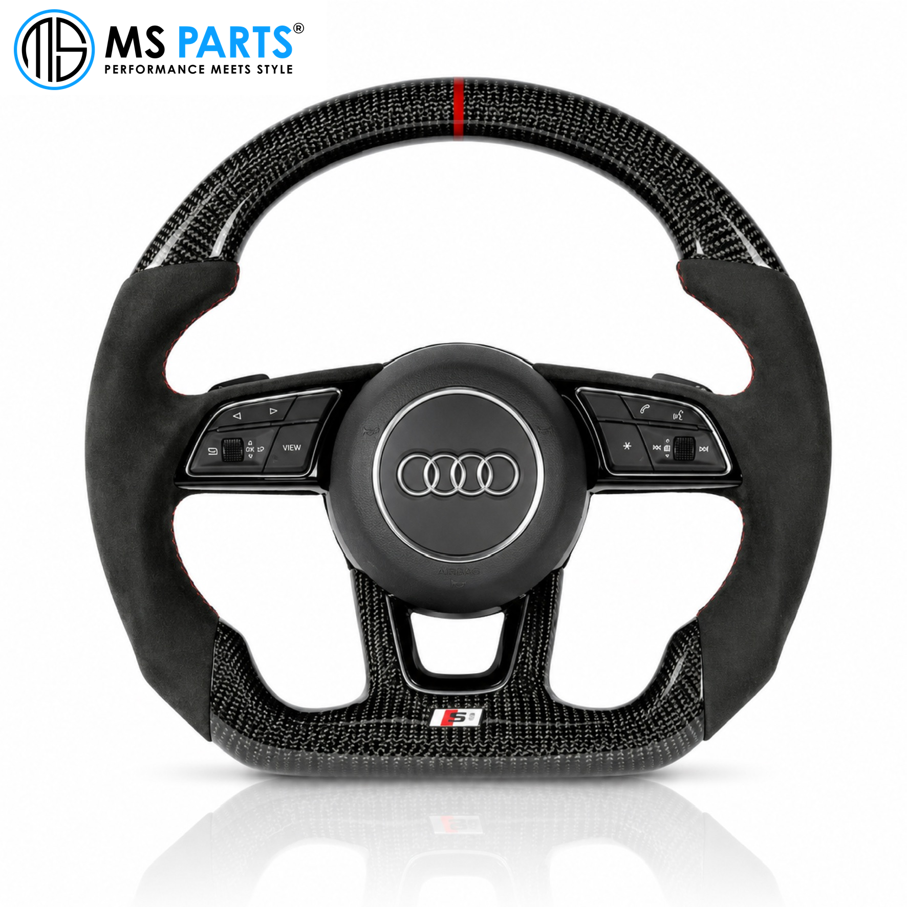Audi RS4 und RS5 B9 Custom-Lenkrad von MS Parts