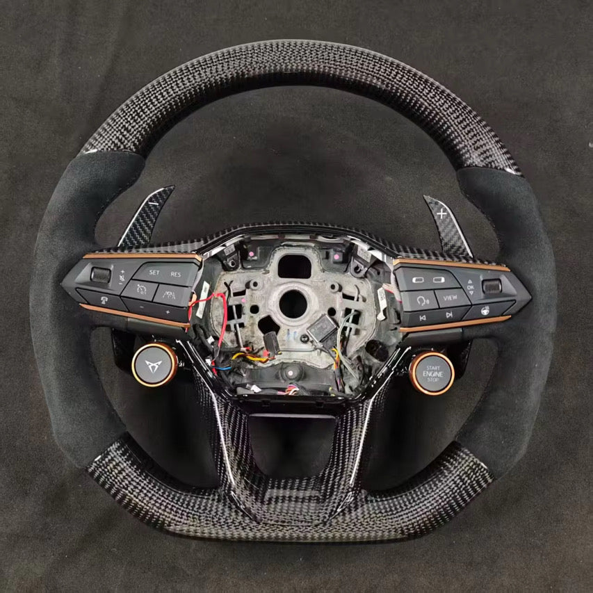 Custom carbon steering wheel Cupra VZ5