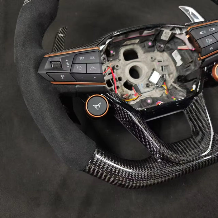 Custom carbon steering wheel Cupra VZ5