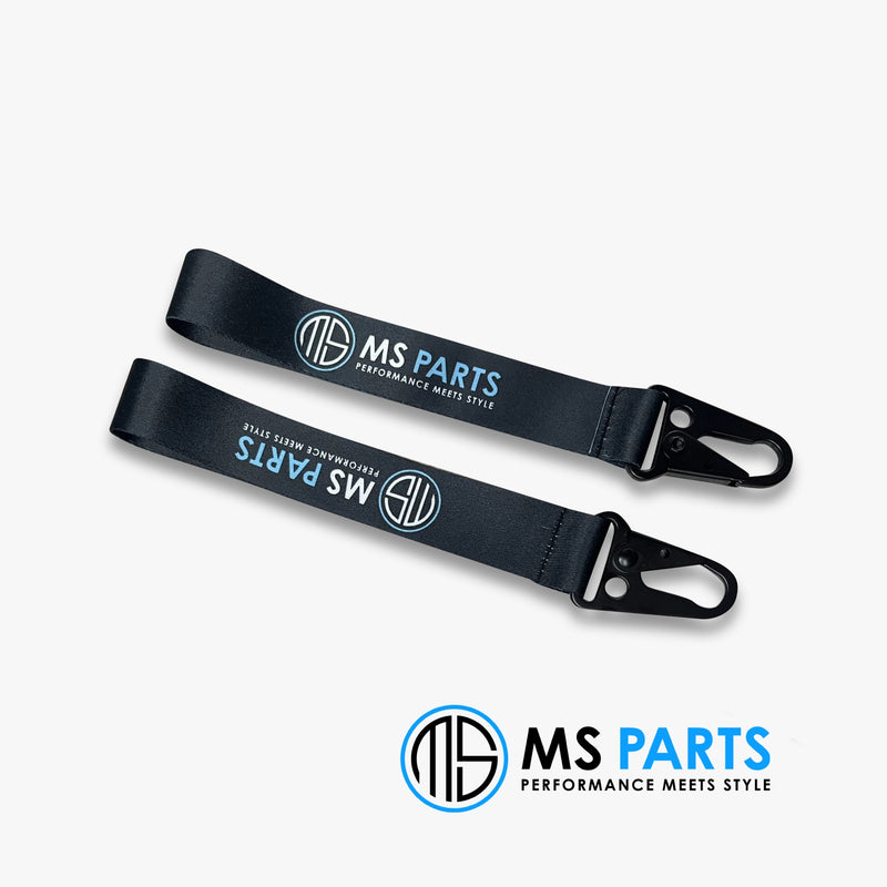 One short fabric keychain (Stoff kurz)