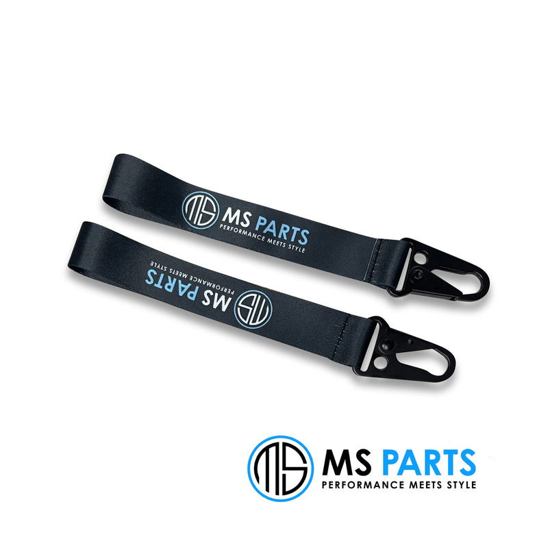 One short fabric keychain (Stoff kurz)