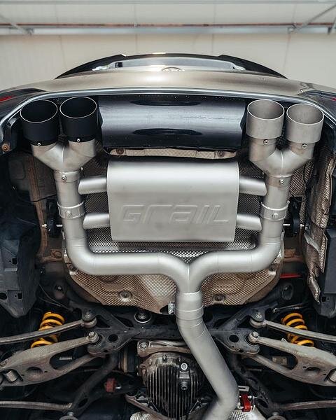GRAIL Klappenabgasanlage für BMW M4 F82 – Detail