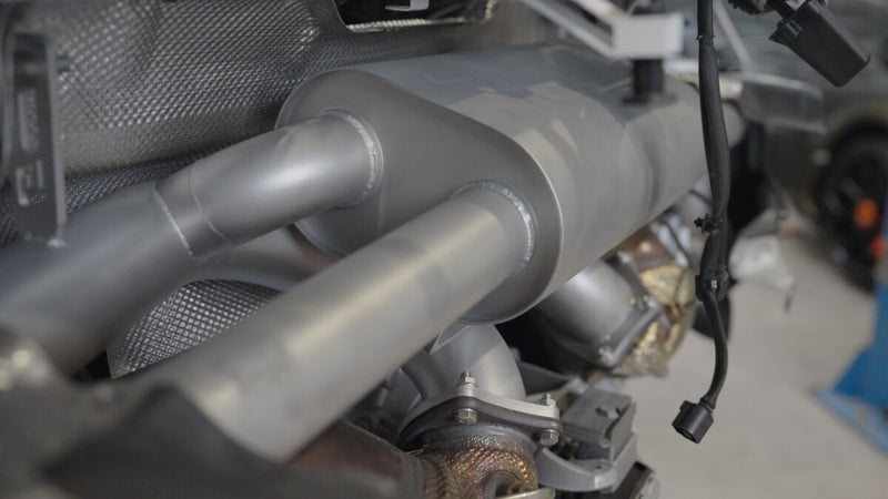 GRAIL Klappenabgasanlage für Audi R8 V10 (4S) – Detail