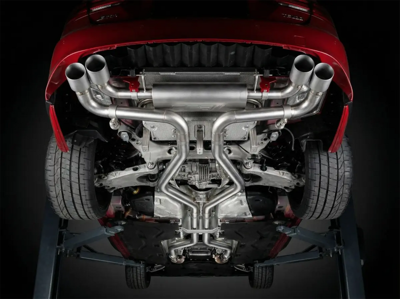 GRAIL Klappenabgasanlage für Alfa Romeo Giulia Quadrifoglio – Detail