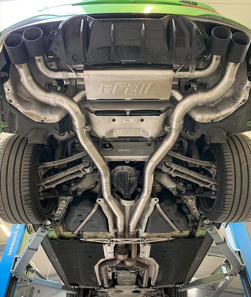 GRAIL Klappenabgasanlage für BMW M5 F90 – Detail
