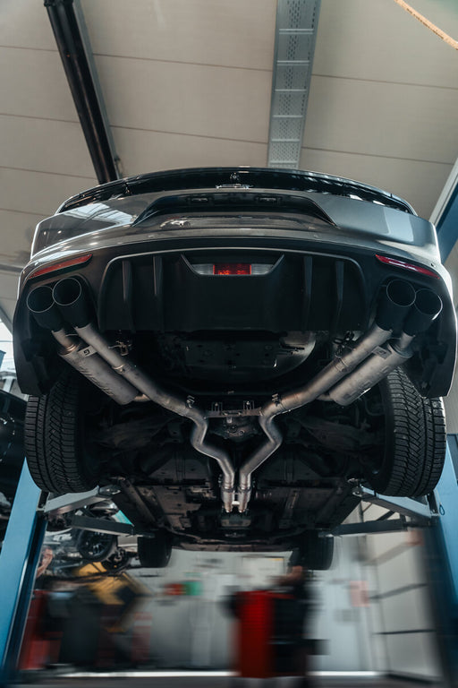 GRAIL Klappenabgasanlage für Ford Mustang GT 5.0 V8 S550 VFL – Detail