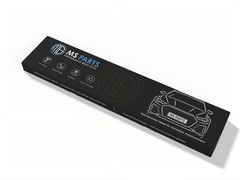 MS Parts ORIGINAL Set für Schweizer Kennzeichen Limited Edition