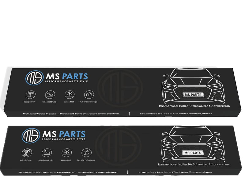 MS Parts ORIGINAL Set für Schweizer Kennzeichen Limited Edition
