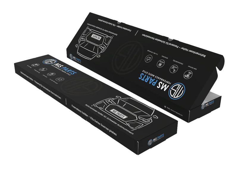 MS Parts ORIGINAL Set für Schweizer Kennzeichen Limited Edition