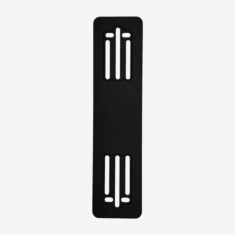 MS Parts Montageplatte mit Langloch-Schlitzen und eingelassenem MS-Monogramm