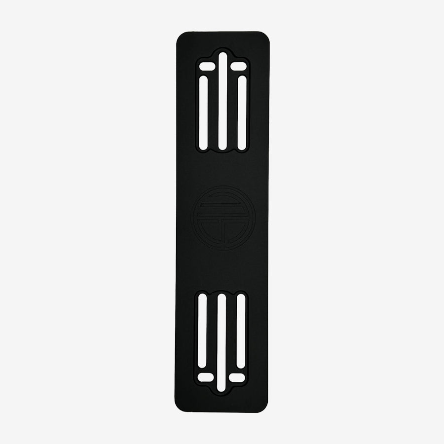 MS Parts Montageplatte mit Langloch-Schlitzen und eingelassenem MS-Monogramm