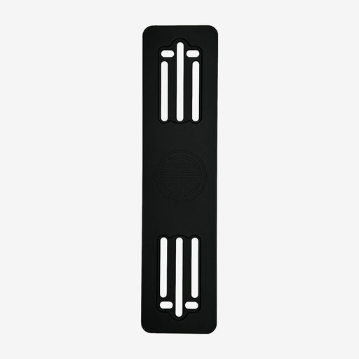 MS Parts Montageplatte mit Langloch-Schlitzen und eingelassenem MS-Monogramm
