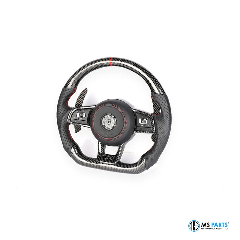 MS Parts Custom Carbon-Lenkrad für VW Golf GTI Mk7 mit Schaltwippen