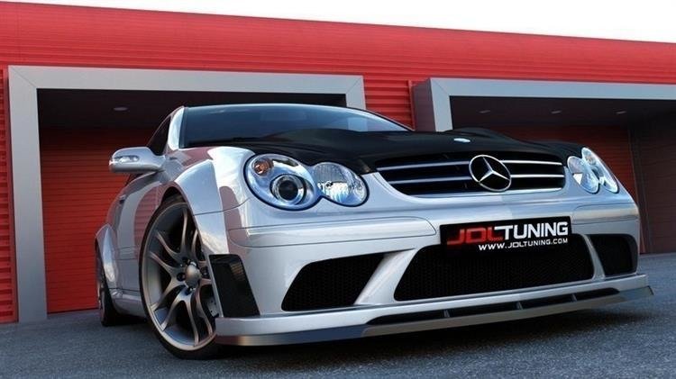 Maxton Design BODYKIT + MASKE MERCEDES CLK W209 BLACK SERIES LOOK