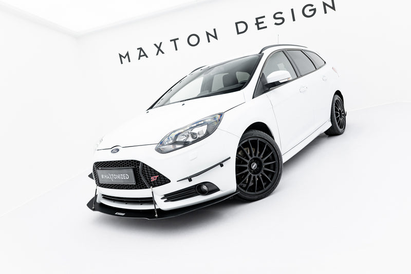 Maxton Design Canards (Stoßstangenflügel Vorne) Ford Focus ST Mk3