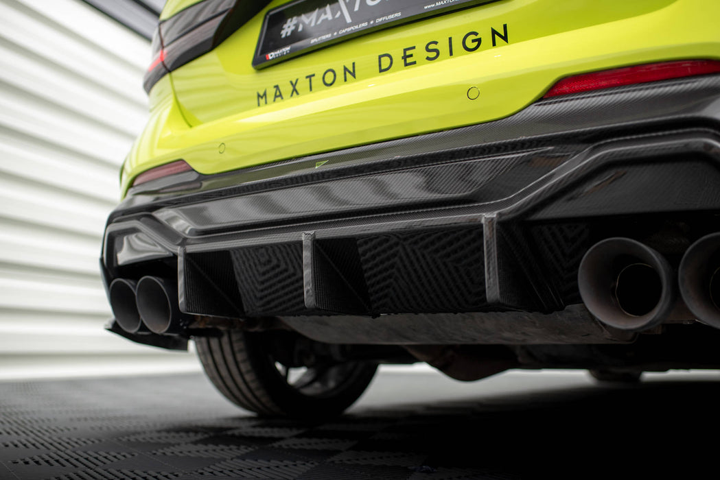 Maxton Design Carbon Fiber Heckansatz Prepreg V.1 + Milltek Sport Exhaust BMW 1 F40 M135i