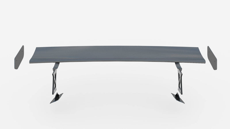 Maxton Design Carbon Fiber Spoiler With External Brackets Uprights BMW M2 G87 / M240i / 2 M-Pack / 2 Standard G42