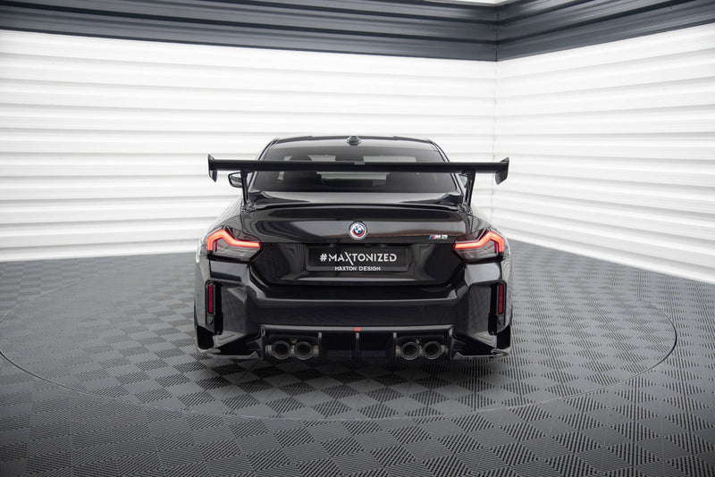 Maxton Design Carbon Fiber Spoiler With External Brackets Uprights BMW M2 G87 / M240i / 2 M-Pack / 2 Standard G42