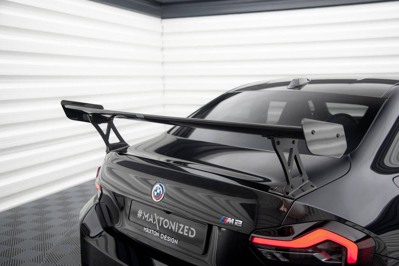 Maxton Design Carbon Fiber Spoiler With External Brackets Uprights BMW M2 G87 / M240i / 2 M-Pack / 2 Standard G42