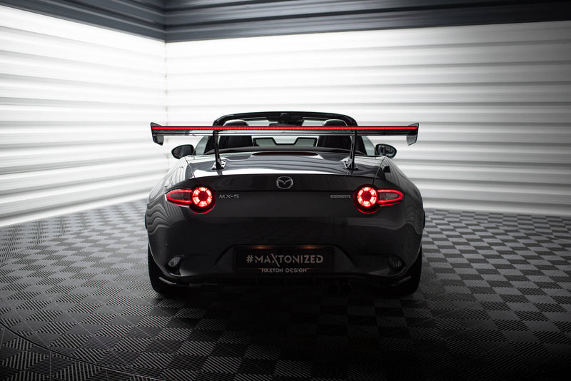 Maxton Design Carbon Spoiler JDM Style + LED Mazda MX-5 ND (Mk4)