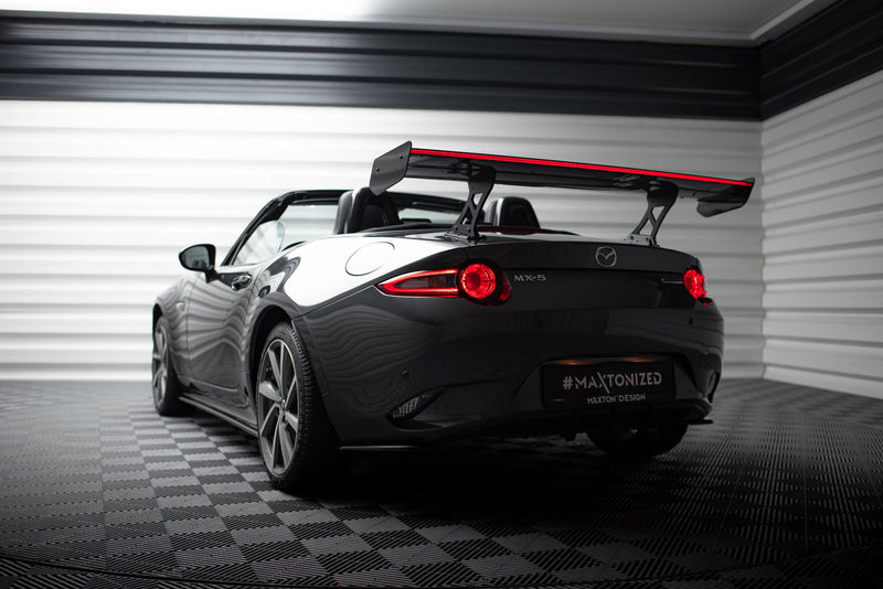 Maxton Design Carbon Spoiler JDM Style + LED Mazda MX-5 ND (Mk4)