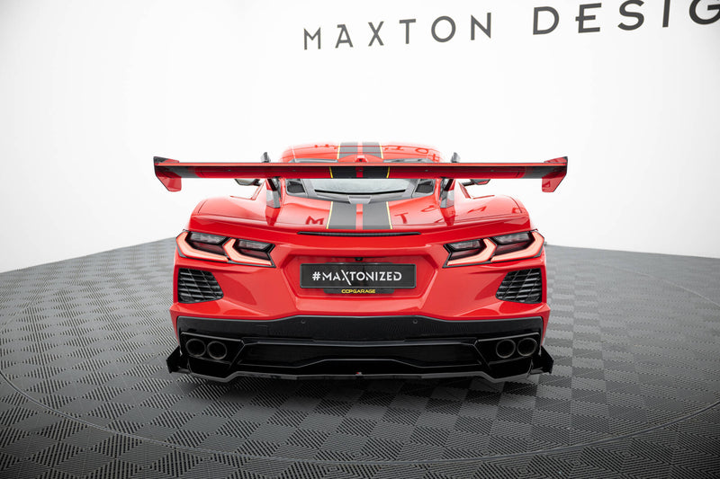 Maxton Design Carbon Spoiler + LED Chevrolet Corvette C8