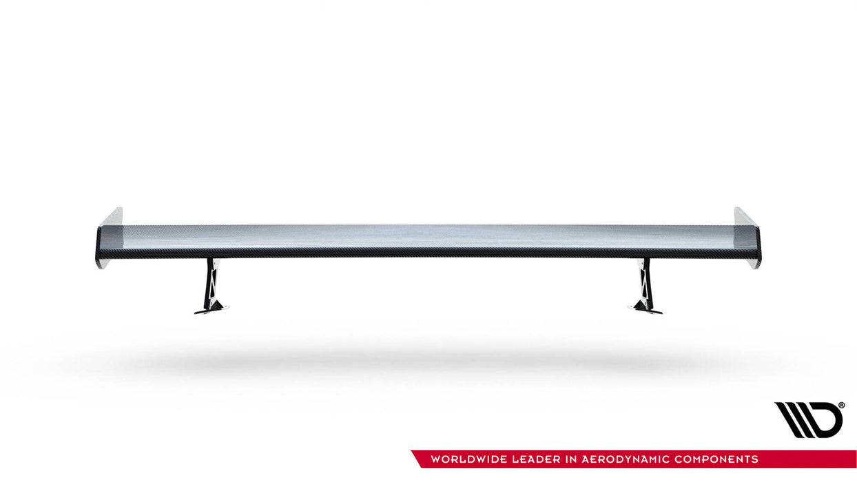 Maxton Design Carbon Spoiler With External Brackets Uprights  Audi A3 / A3 S-Line / S3 / RS3 Sedan 8V / 8V Facelift