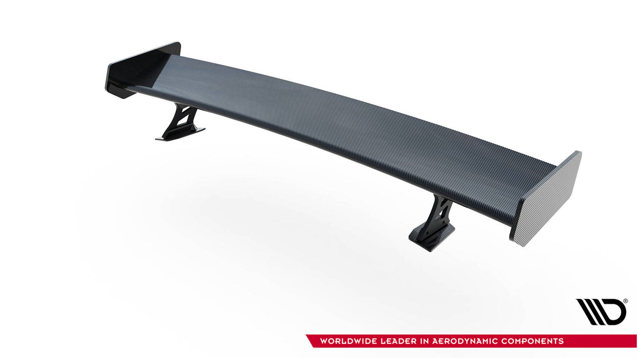 Maxton Design Carbon Spoiler With External Brackets Uprights  Audi A5 Coupe 8T