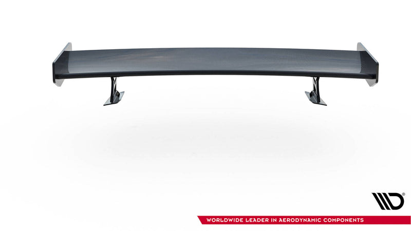 Maxton Design Carbon Spoiler With External Brackets Uprights  Audi A5 Coupe 8T