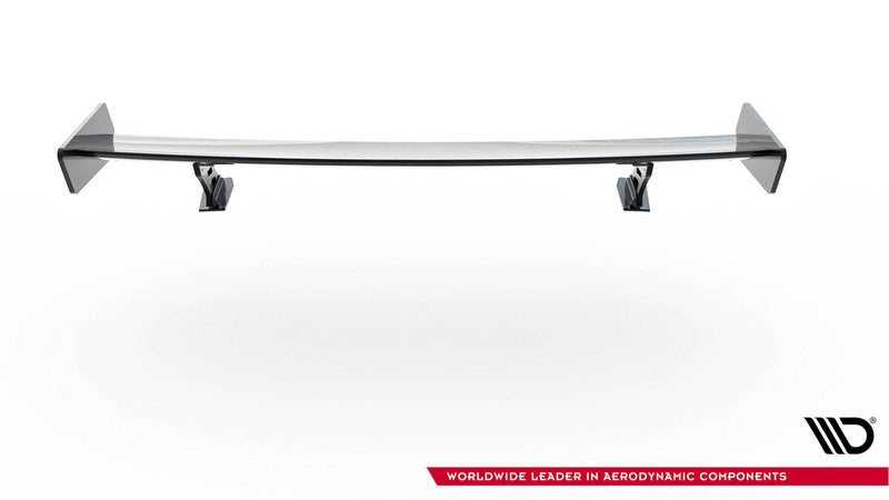 Maxton Design Carbon Spoiler With External Brackets Uprights  Audi A5 Coupe 8T