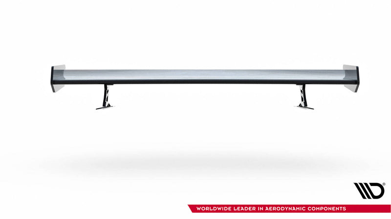 Maxton Design Carbon Spoiler With External Brackets Uprights  Audi A5 Coupe 8T