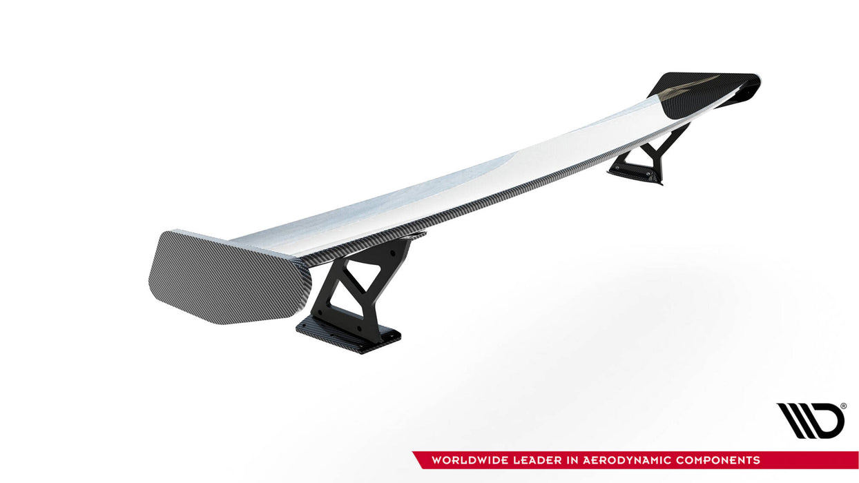 Maxton Design Carbon Spoiler With External Brackets Uprights  BMW 4 F32 / 4 F32 M-Pack Coupe