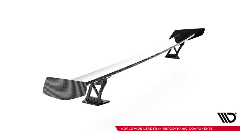 Maxton Design Carbon Spoiler With External Brackets Uprights  BMW M2 F87 / 2 / 2 M-Pack F22