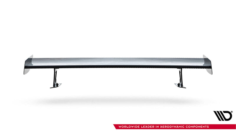 Maxton Design Carbon Spoiler With External Brackets Uprights  BMW M2 F87 / 2 / 2 M-Pack F22