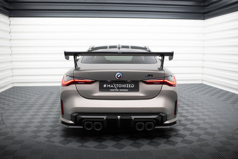 Maxton Design Carbon Spoiler With External Brackets Uprights  BMW M4 G82 / G82 Facelift / M440i / 4 M-Pack G22 / G22 Facelift