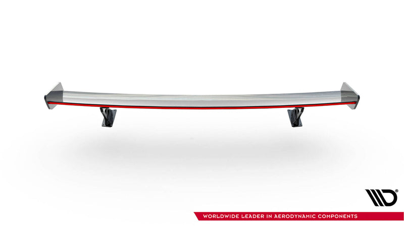 Maxton Design Carbon Spoiler With External Brackets Uprights + LED Audi A3 / A3 S-Line / S3 / RS3 Sedan 8V / 8V Facelift