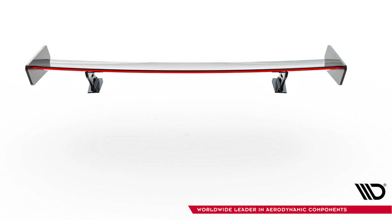 Maxton Design Carbon Spoiler With External Brackets Uprights + LED Audi A5 Coupe 8T