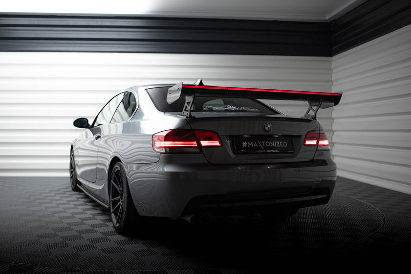 Maxton Design Carbon Spoiler With External Brackets Uprights + LED BMW 3 / M3 Coupe E92