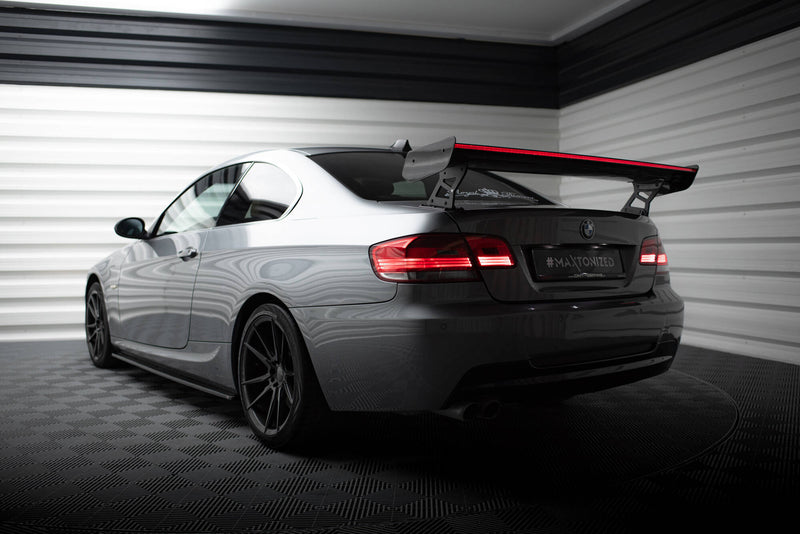 Maxton Design Carbon Spoiler With External Brackets Uprights + LED BMW 3 / M3 Coupe E92