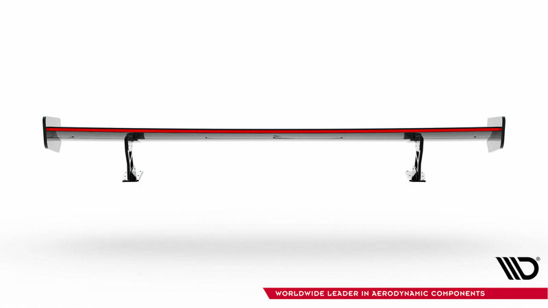 Maxton Design Carbon Spoiler With External Brackets Uprights + LED BMW 3 / M3 Coupe E92