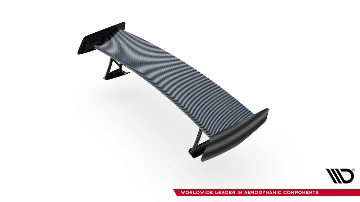 Maxton Design Carbon Spoiler With External Brackets Uprights + LED BMW M2 F87 / 2 / 2 M-Pack F22