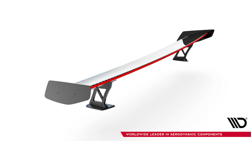 Maxton Design Carbon Spoiler With External Brackets Uprights + LED BMW M2 F87 / 2 / 2 M-Pack F22