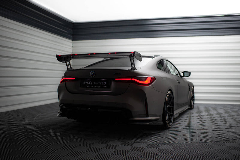 Maxton Design Carbon Spoiler With External Brackets Uprights + LED BMW M4 G82 / G82 Facelift / M440i / 4 M-Pack G22 / G22 Facelift
